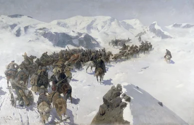 Greve Argutinsky korsar Kaukasusbergen, 1892
